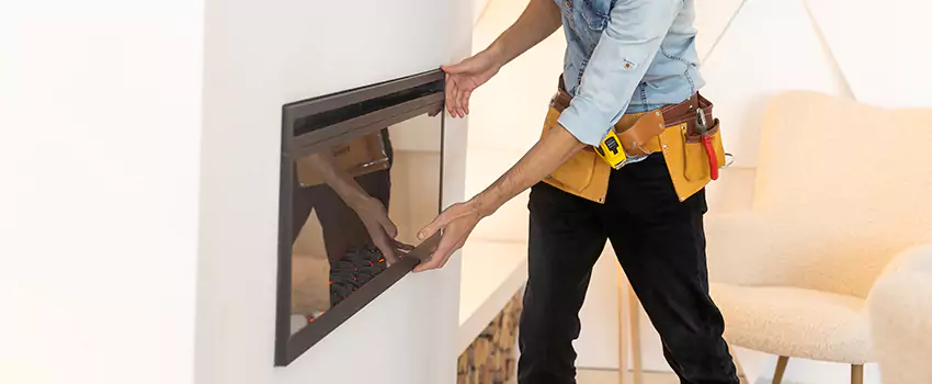 Metal Fireplace Installation in Mission Bend, Texas