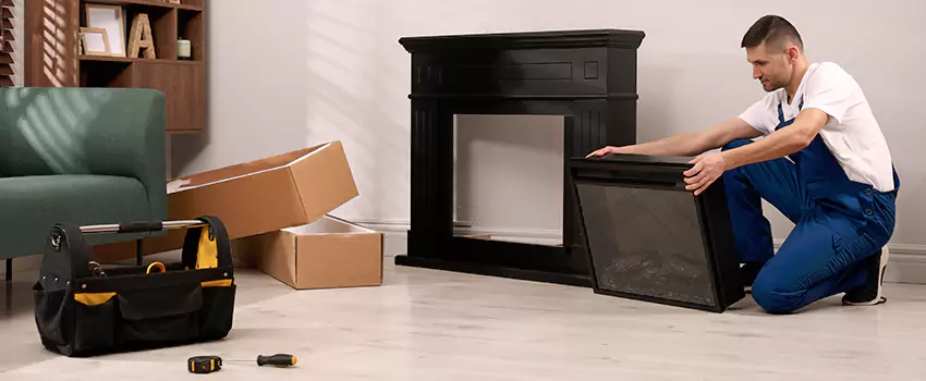 Old Rusted Metal Fireplace Repair And Replacement in Mission Bend, TX